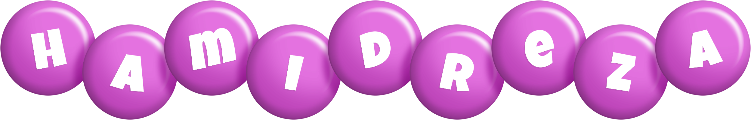 Hamidreza candy-purple logo