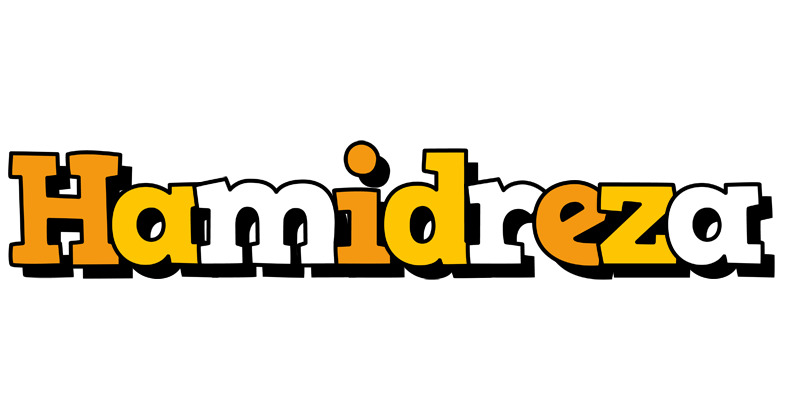 Hamidreza cartoon logo