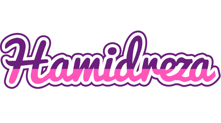 Hamidreza cheerful logo