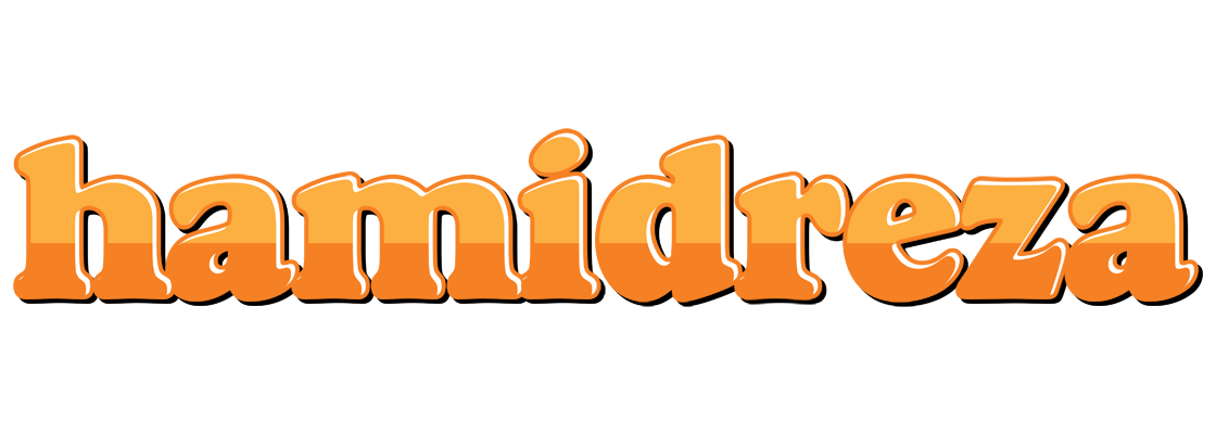 Hamidreza orange logo