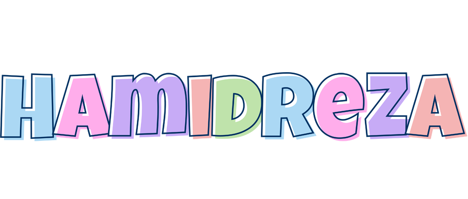 Hamidreza pastel logo