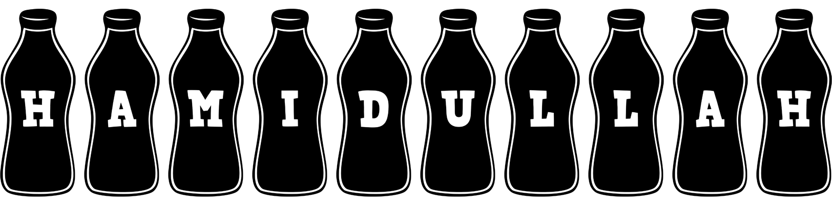 Hamidullah bottle logo