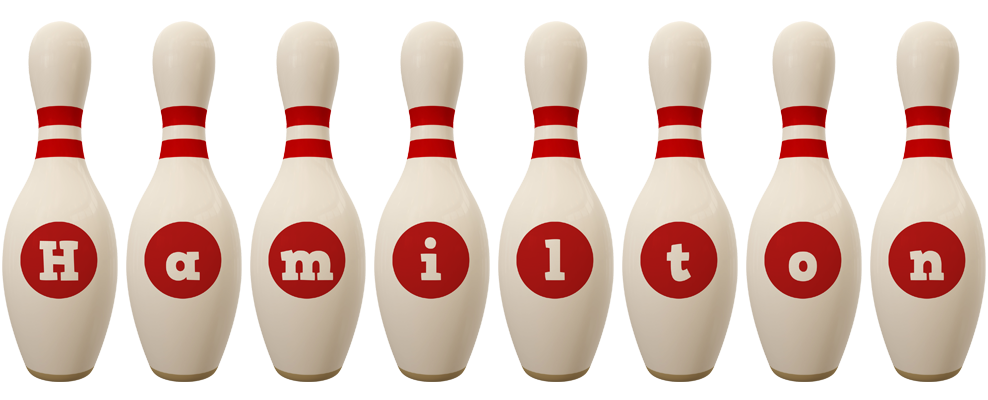 Hamilton bowling-pin logo