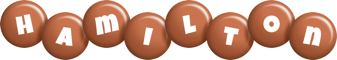Hamilton candy-brown logo