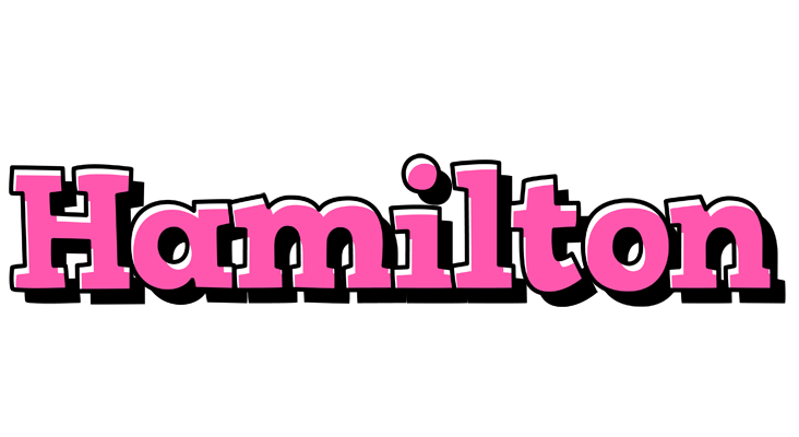 Hamilton girlish logo