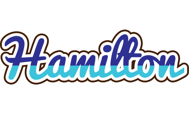 Hamilton raining logo