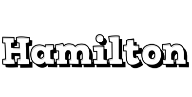 Hamilton snowing logo