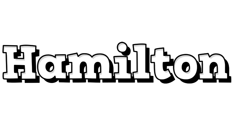 Hamilton snowing logo