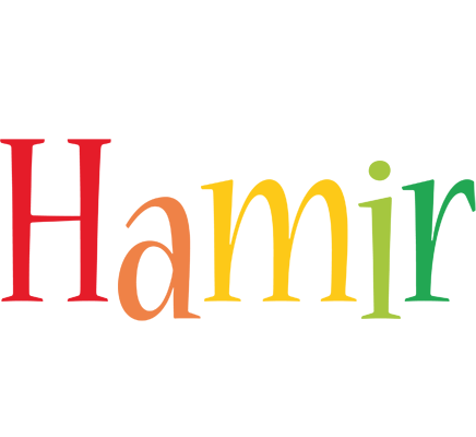 Hamir birthday logo