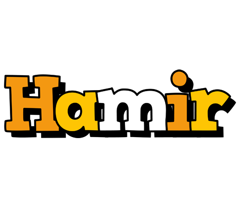 Hamir cartoon logo