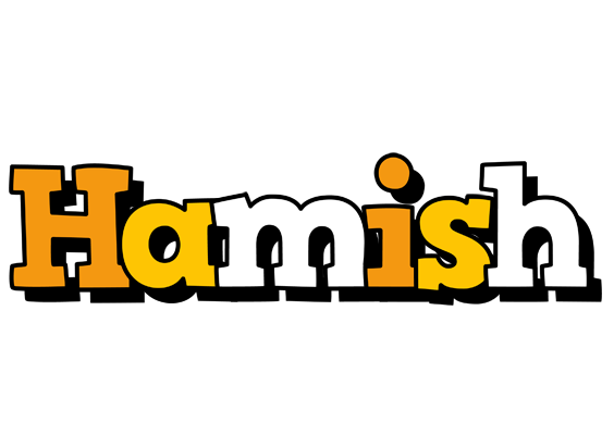 Hamish cartoon logo