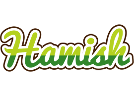 Hamish golfing logo