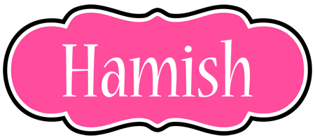 Hamish invitation logo