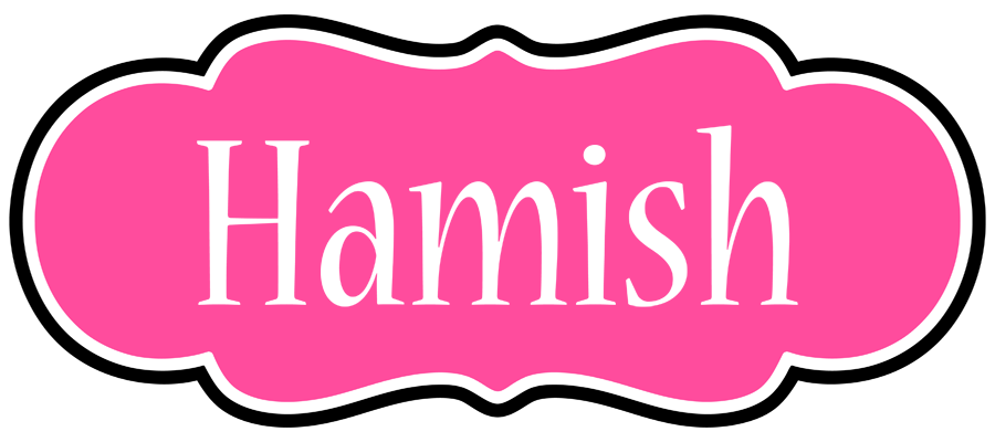 Hamish invitation logo