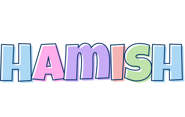 Hamish pastel logo