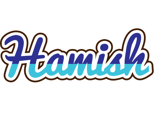 Hamish raining logo