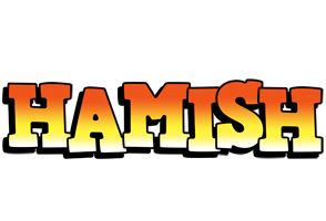 Hamish sunset logo