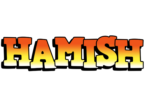 Hamish sunset logo