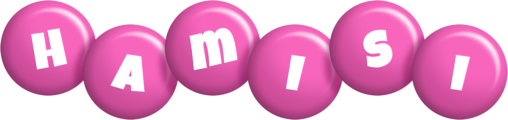 Hamisi candy-pink logo