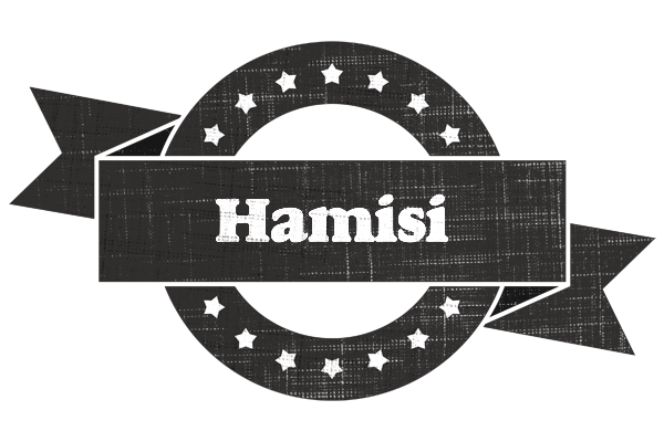 Hamisi grunge logo