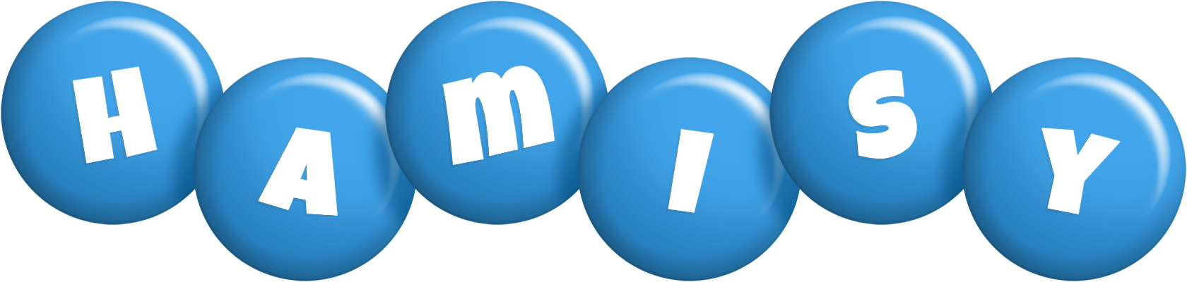 Hamisy candy-blue logo