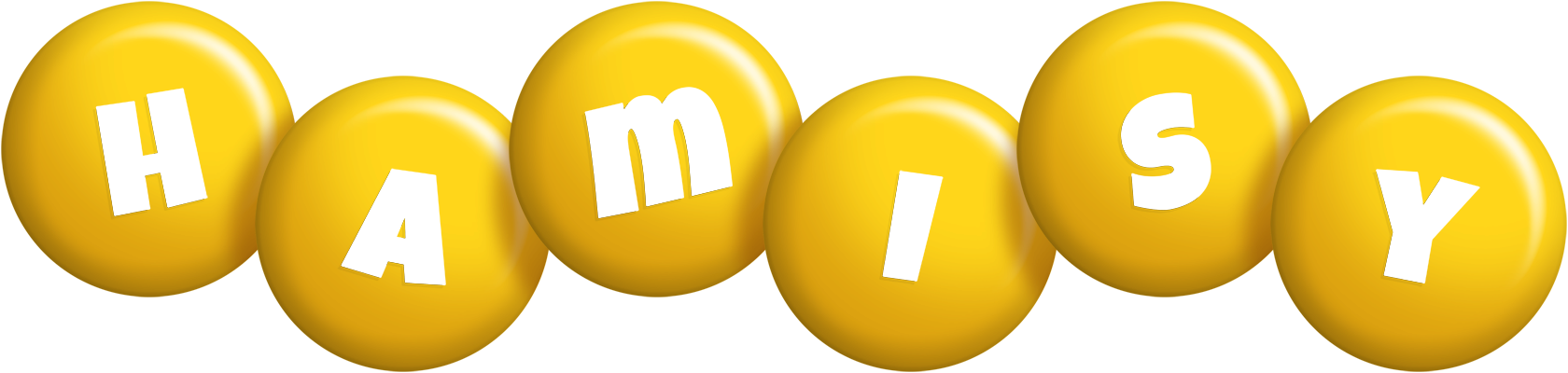 Hamisy candy-yellow logo