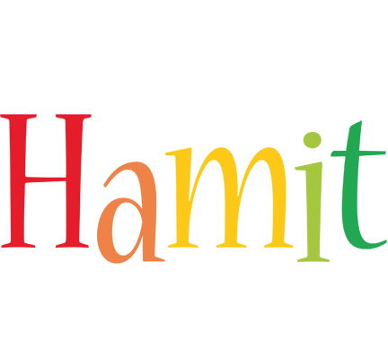 Hamit birthday logo