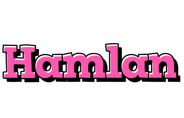 Hamlan girlish logo