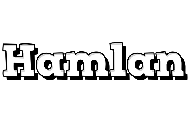 Hamlan snowing logo