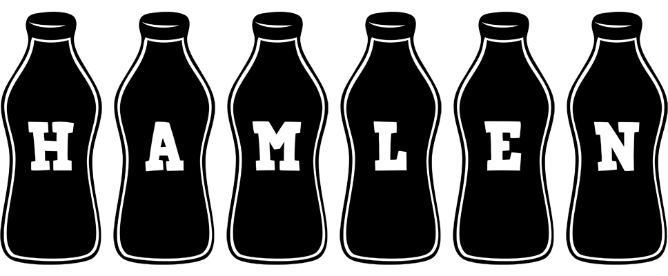 Hamlen bottle logo