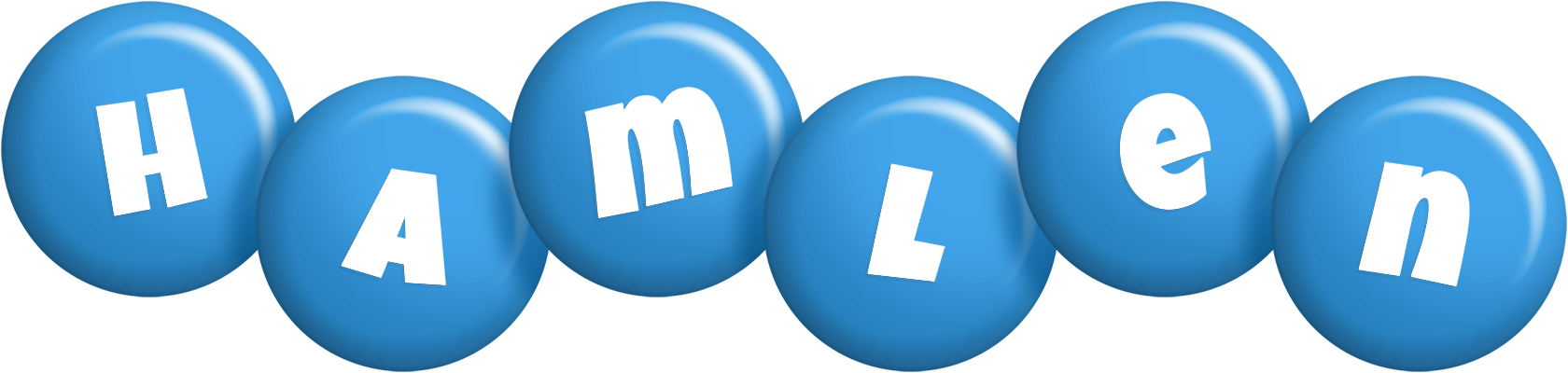Hamlen candy-blue logo