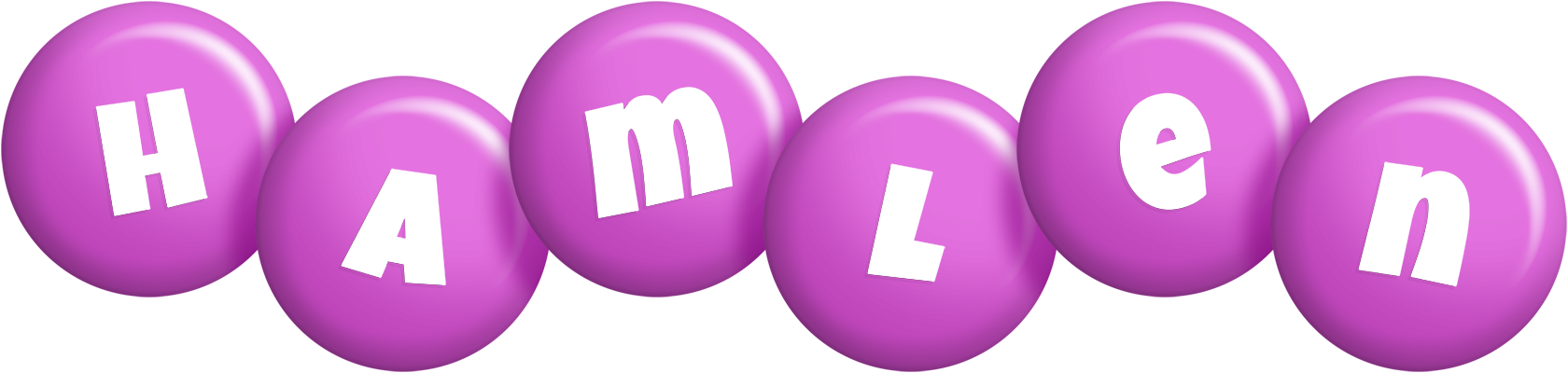 Hamlen candy-purple logo
