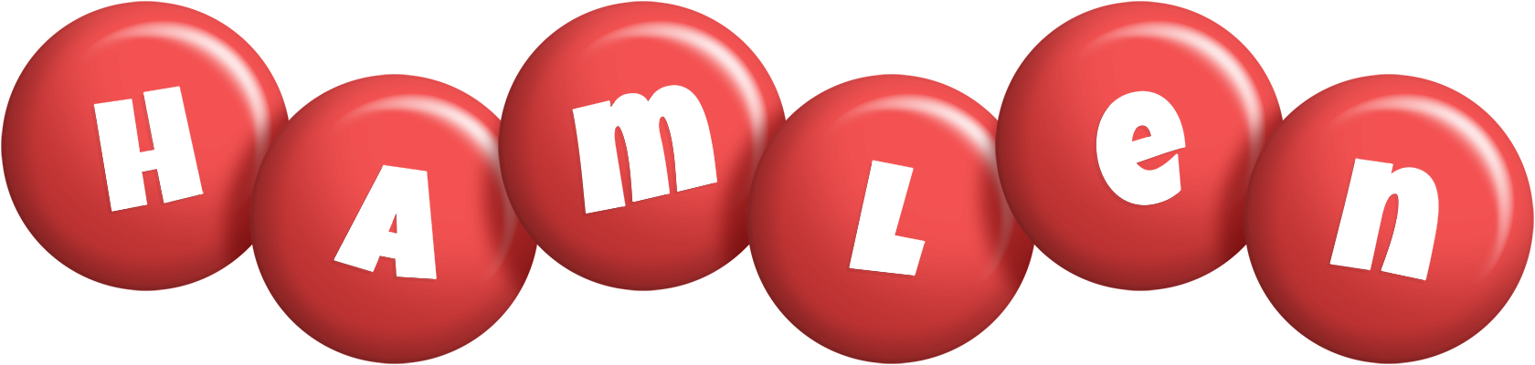 Hamlen candy-red logo