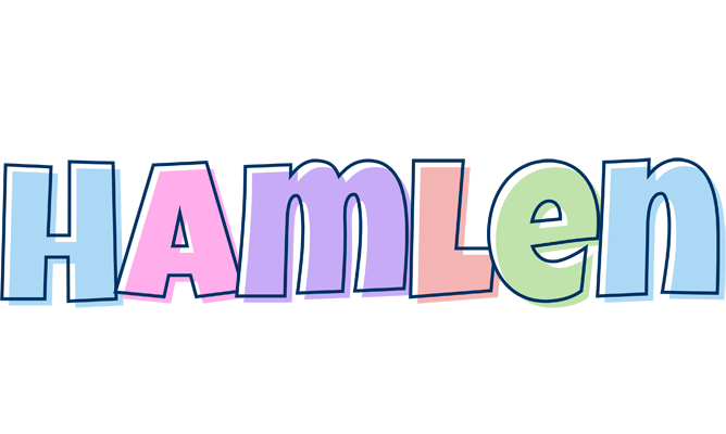 Hamlen pastel logo