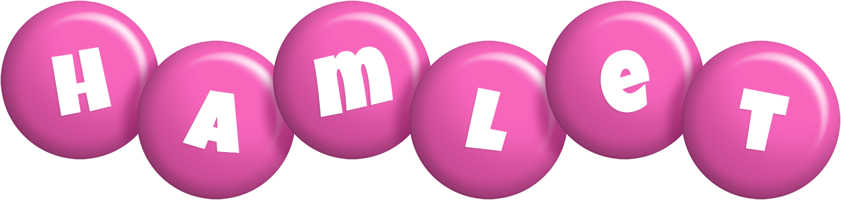 Hamlet candy-pink logo