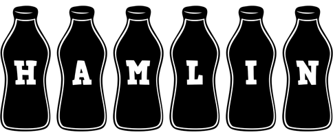 Hamlin bottle logo