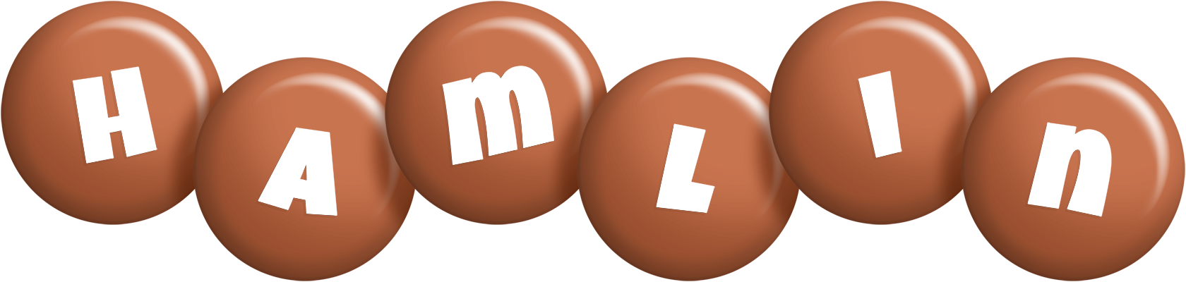 Hamlin candy-brown logo