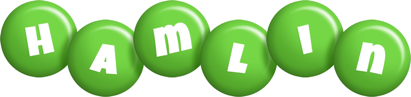 Hamlin candy-green logo