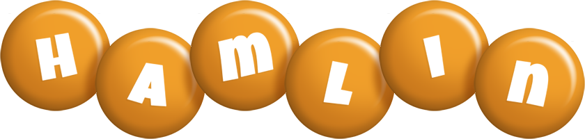 Hamlin candy-orange logo