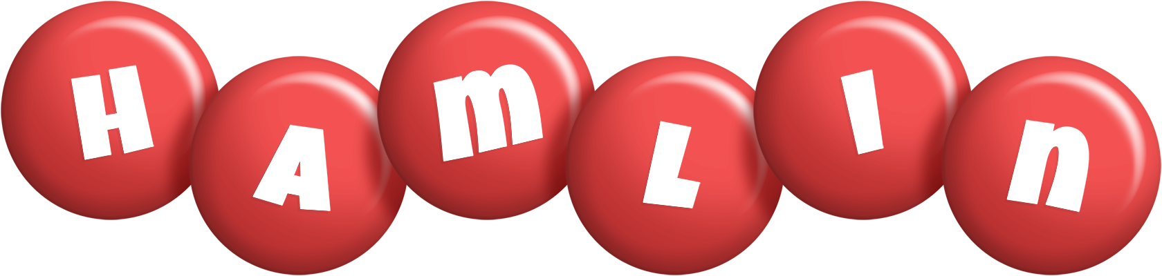 Hamlin candy-red logo