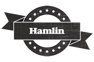 Hamlin grunge logo