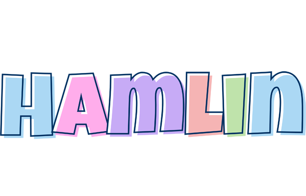Hamlin pastel logo