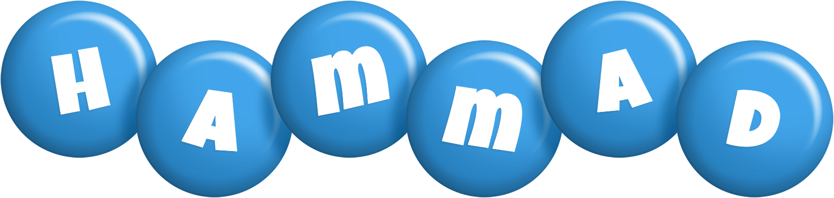 Hammad candy-blue logo