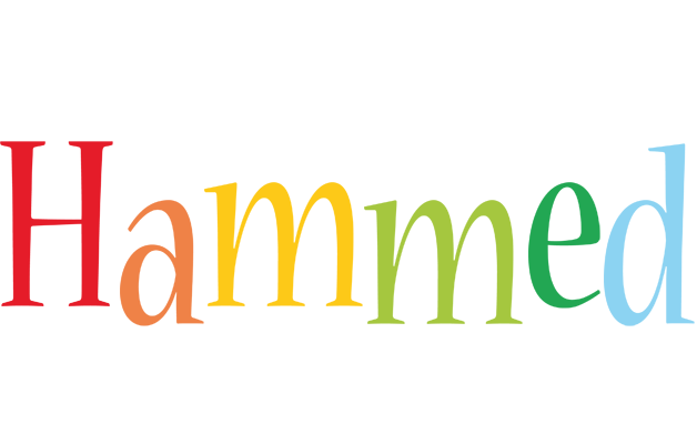 Hammed birthday logo