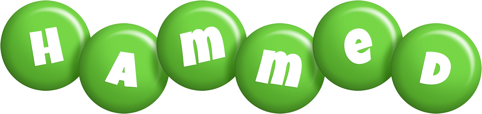 Hammed candy-green logo