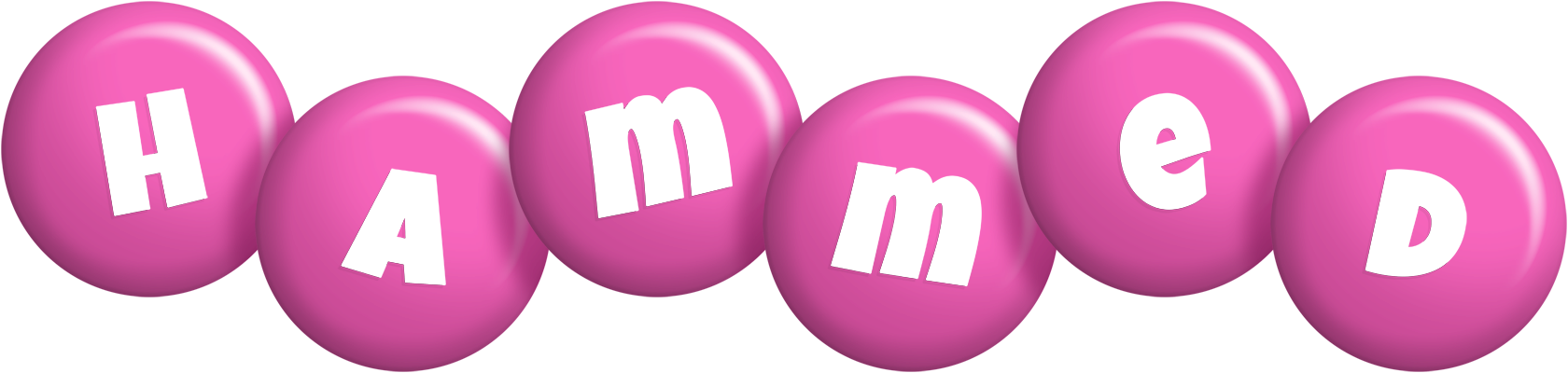 Hammed candy-pink logo