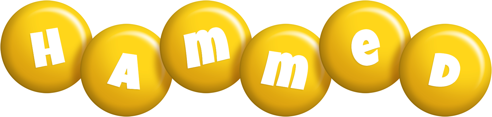 Hammed candy-yellow logo