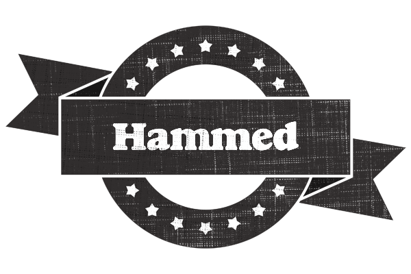 Hammed grunge logo
