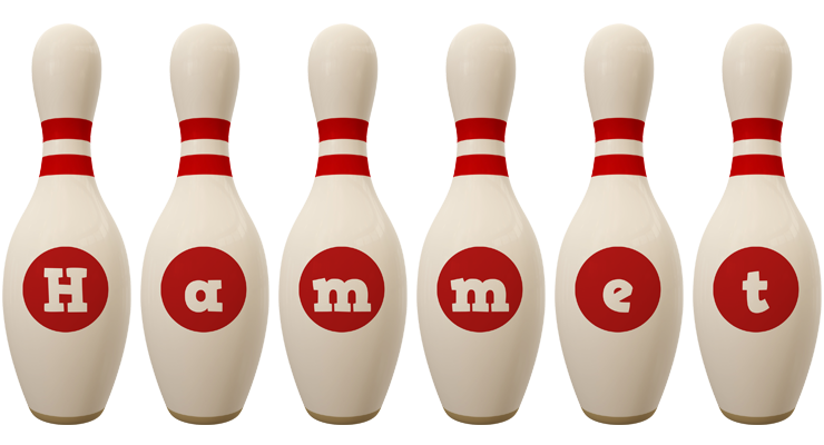 Hammet bowling-pin logo