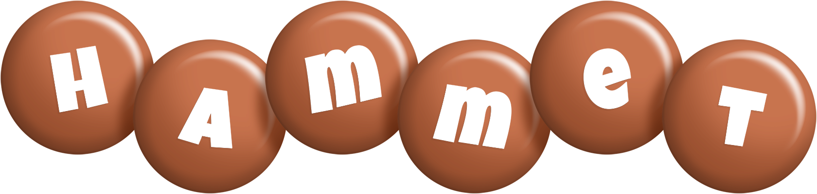Hammet candy-brown logo